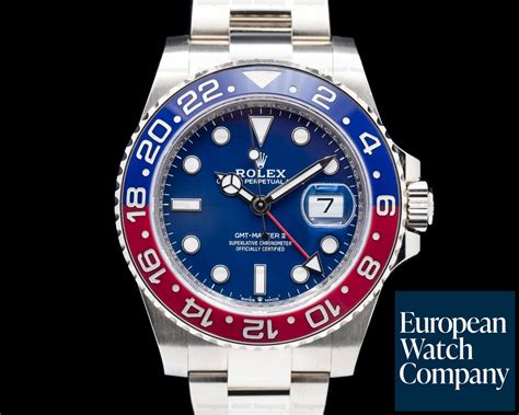 rolex gmt ii pepsi blue dial|rolex pepsi 3285 release date.